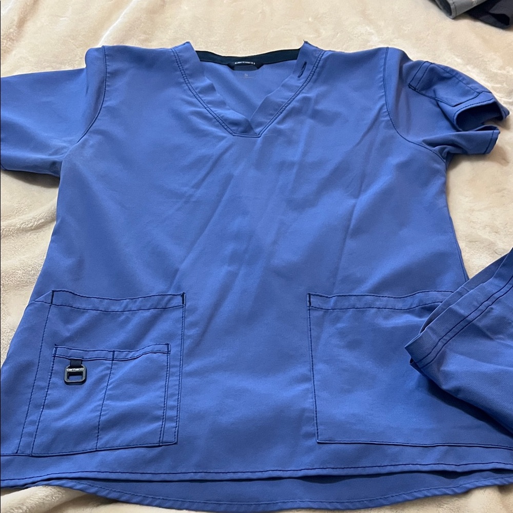Blue Carhartt Scrub Set